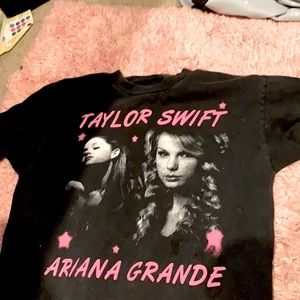 Taylor Swift and Ariana Grande concert shirt